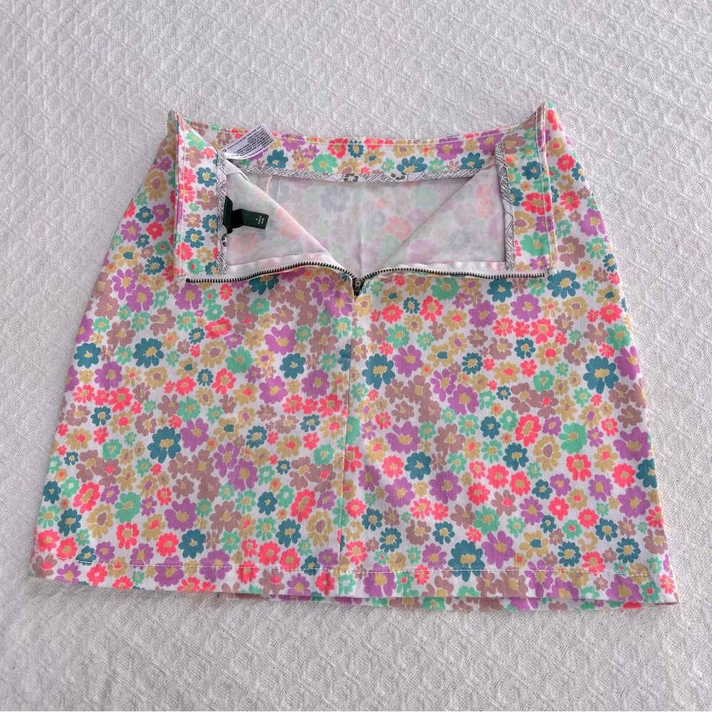 WILD FABLE NEON FLORAL SKIRT - Picture 9 of 14